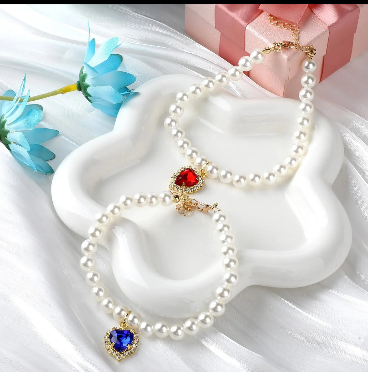π Pearl Cat Necklace β Adjustable, Lightweight & Stylish Summer Collar