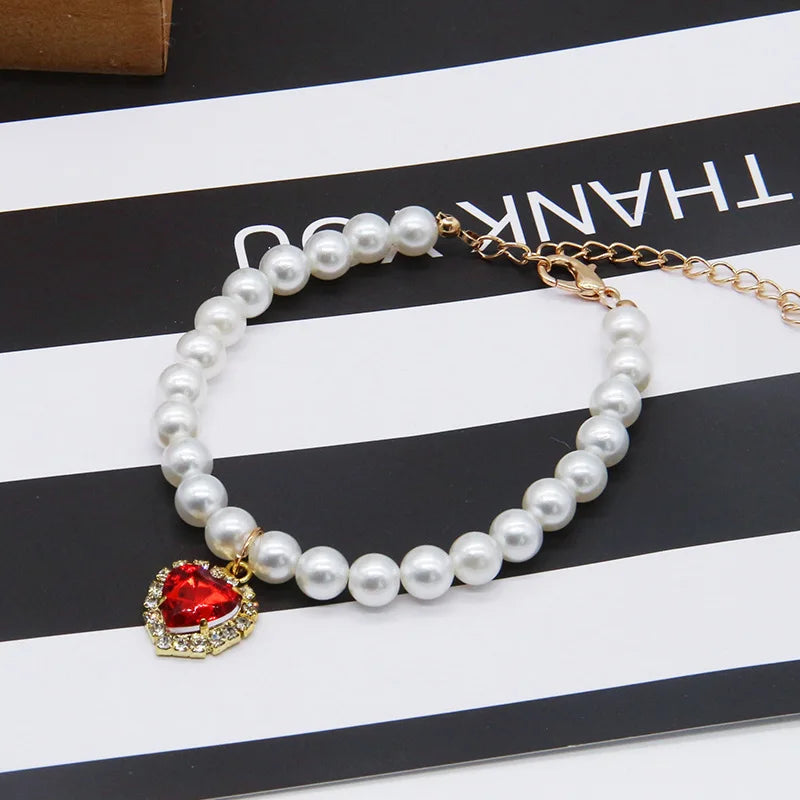 π Pearl Cat Necklace β Adjustable, Lightweight & Stylish Summer Collar