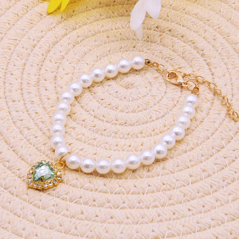 π Pearl Cat Necklace β Adjustable, Lightweight & Stylish Summer Collar