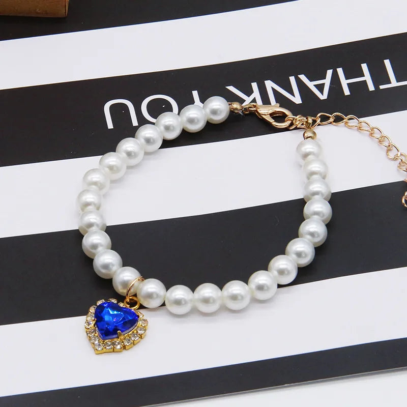 π Pearl Cat Necklace β Adjustable, Lightweight & Stylish Summer Collar