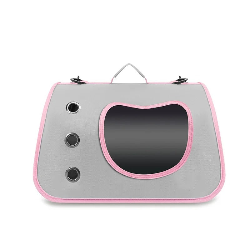 🐾 Compact Pet Travel Carrier – Foldable & Airline-Approved for Cats & Small Dogs