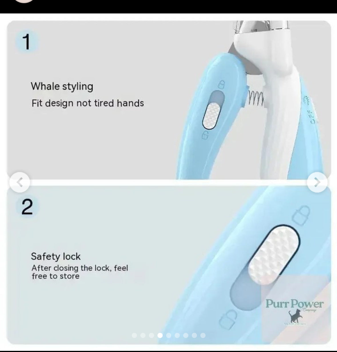✂️ LED Pet Nail Clippers – Safe, Precise & Stress-Free Grooming