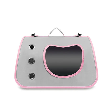 🐾 Compact Pet Travel Carrier – Foldable & Airline-Approved for Cats & Small Dogs