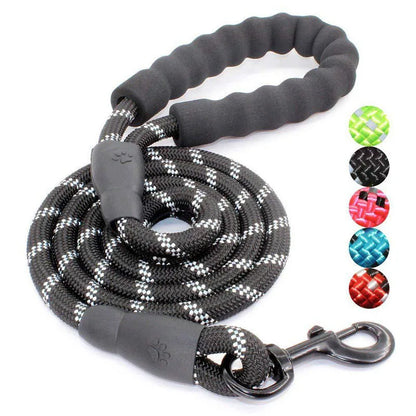 🐶 Reflective Dog Leash – Heavy-Duty & Padded Handle