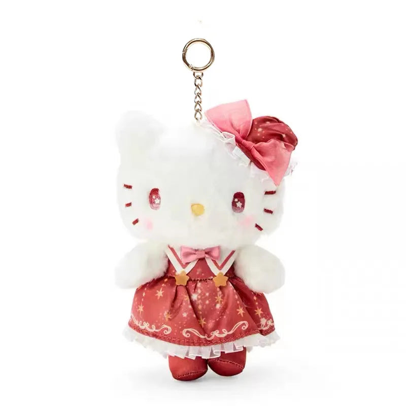 🎀 Kawaii Pet Plush Keychain – Soft, Mini & Collectible Sanrio Charm