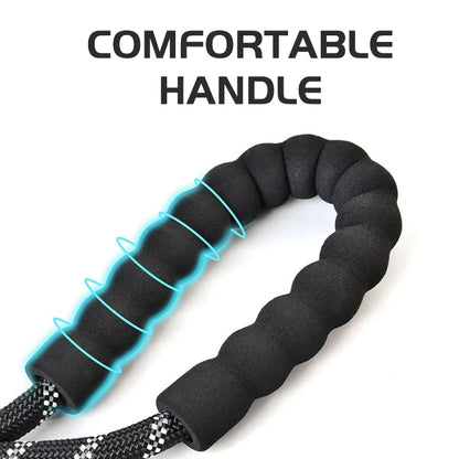 🐶 Reflective Dog Leash – Heavy-Duty & Padded Handle