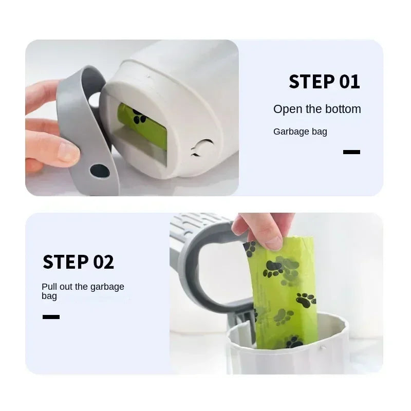 Cat Litter Scoop with Refill Bags – Durable Pet Waste Shovel for Easy Cleaning