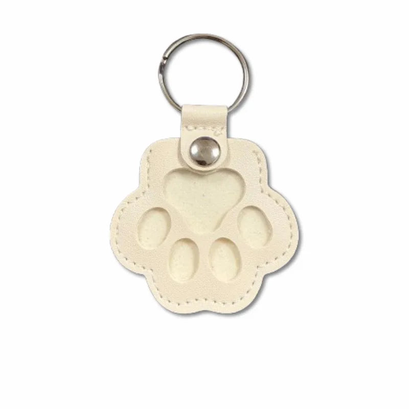 🐾 Pet Memorial Keychain – Leather Keepsake for Fur Storage & Remembrance