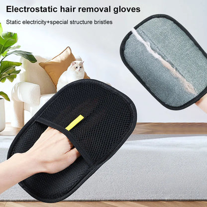 🧤 Pet Grooming Glove – Deshedding & Hair Removal for Dogs & Cats
