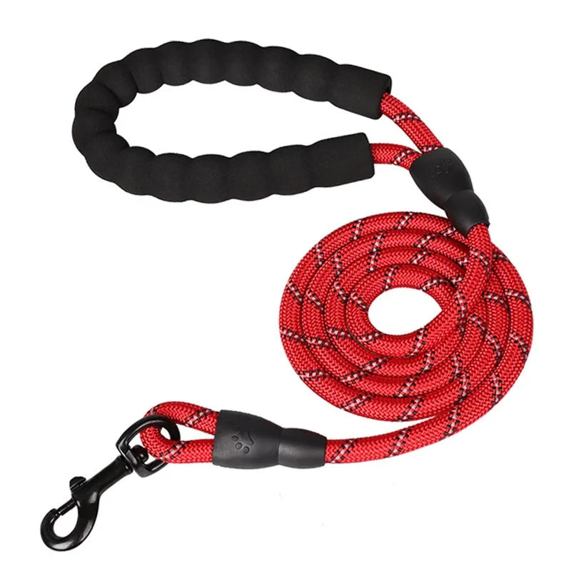 🐶 Reflective Dog Leash – Heavy-Duty & Padded Handle