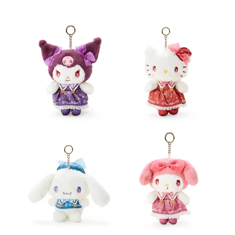 🎀 Kawaii Pet Plush Keychain – Soft, Mini & Collectible Sanrio Charm