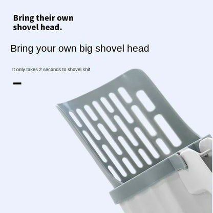 Cat Litter Scoop with Refill Bags – Durable Pet Waste Shovel for Easy Cleaning
