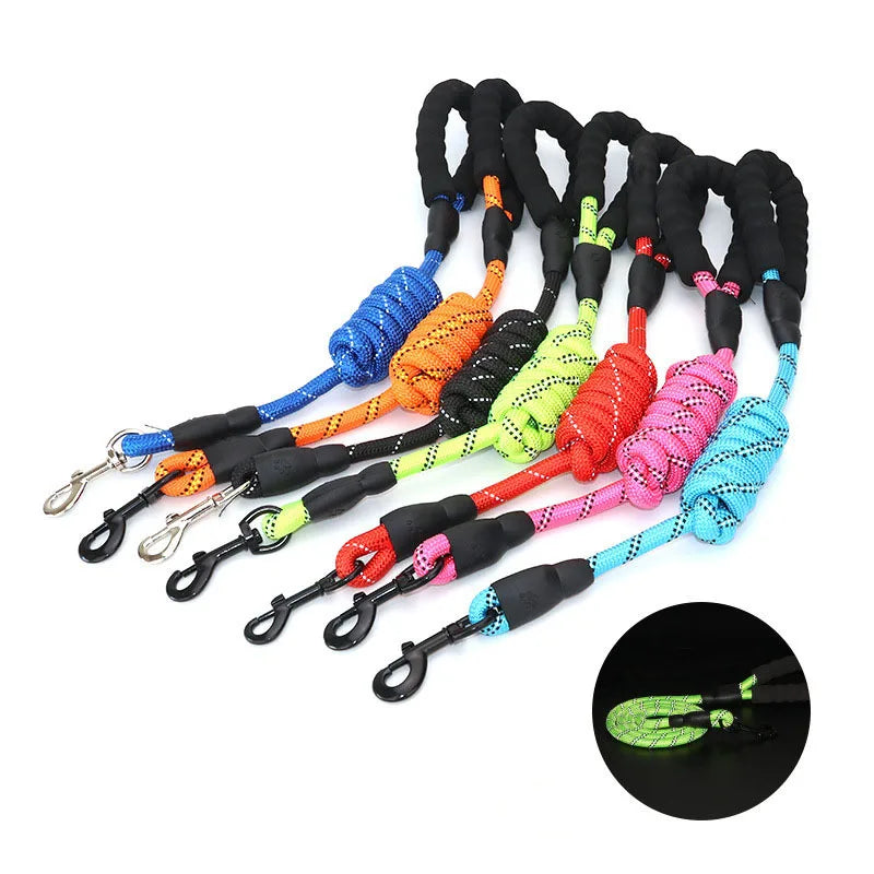 🐶 Reflective Dog Leash – Heavy-Duty & Padded Handle