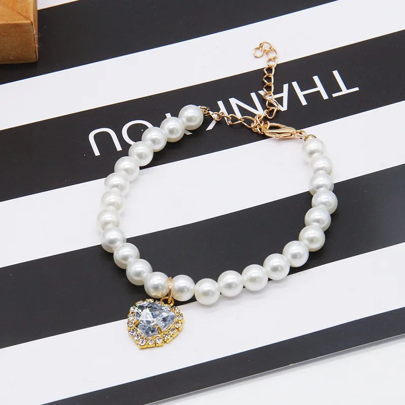 👑 Pearl Cat Necklace – Adjustable, Lightweight & Stylish Summer Collar