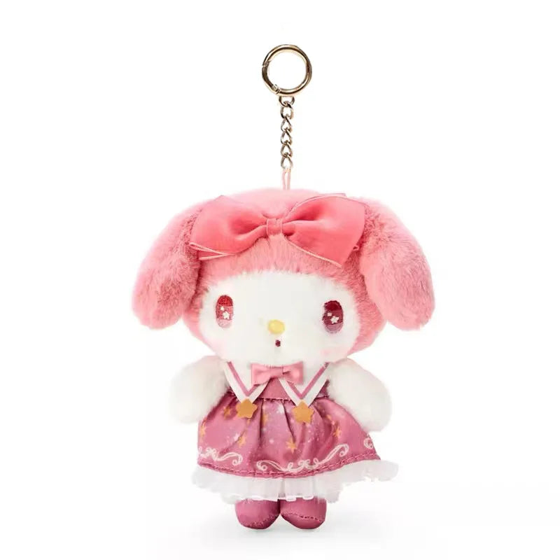 🎀 Kawaii Pet Plush Keychain – Soft, Mini & Collectible Sanrio Charm