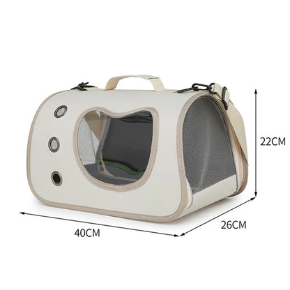 🐾 Compact Pet Travel Carrier – Foldable & Airline-Approved for Cats & Small Dogs