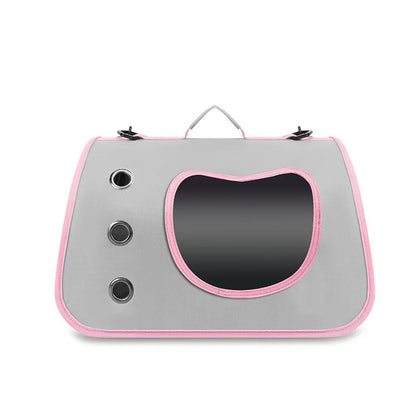 🐾 Compact Pet Travel Carrier – Foldable & Airline-Approved for Cats & Small Dogs