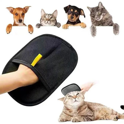 🧤 Pet Grooming Glove – Deshedding & Hair Removal for Dogs & Cats